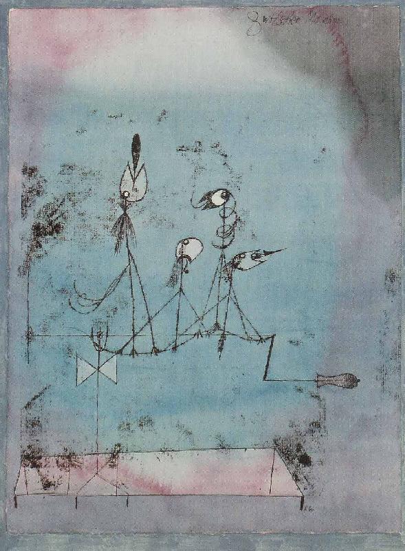 Paul Klee Twittering Machine oil painting image